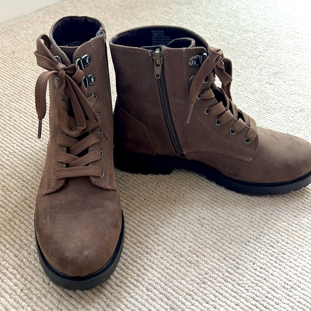 Brown ankle boots